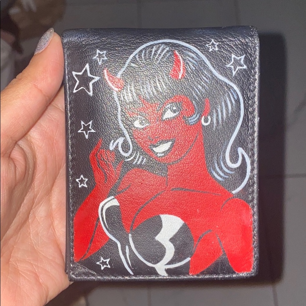 Hand painted wallet
